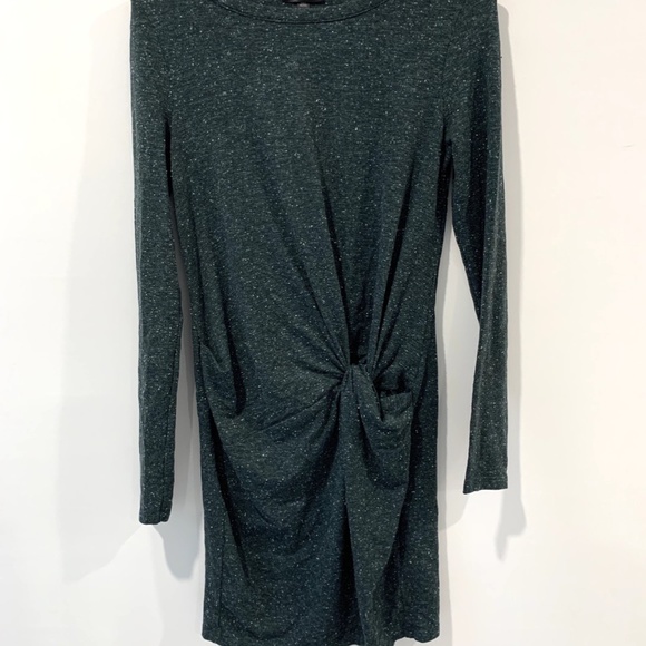 Topshop Front Knot Sweater Dress - Picture 2 of 3